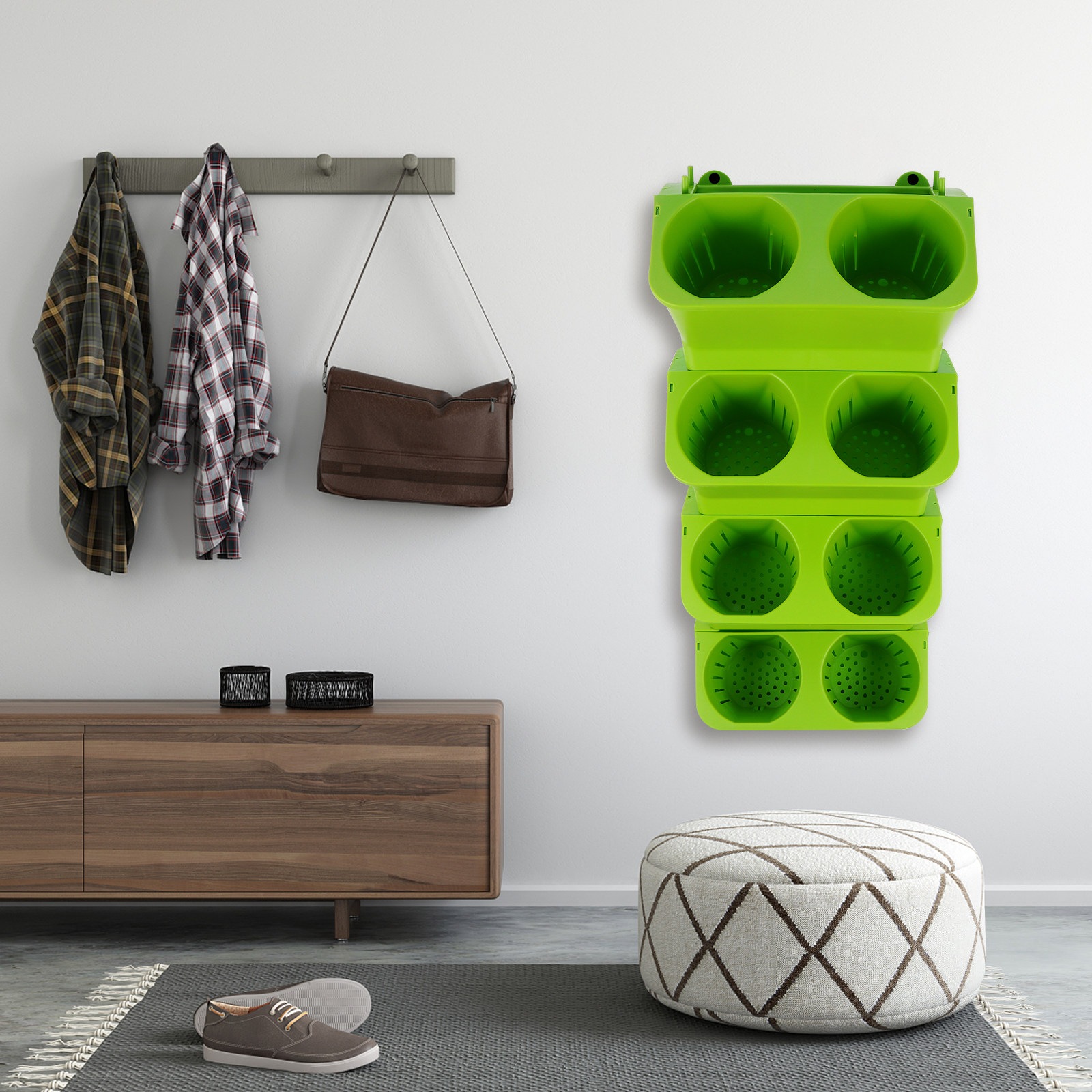 4Pcs Vertical Wall Planter Set - Self-Watering Planter review and price