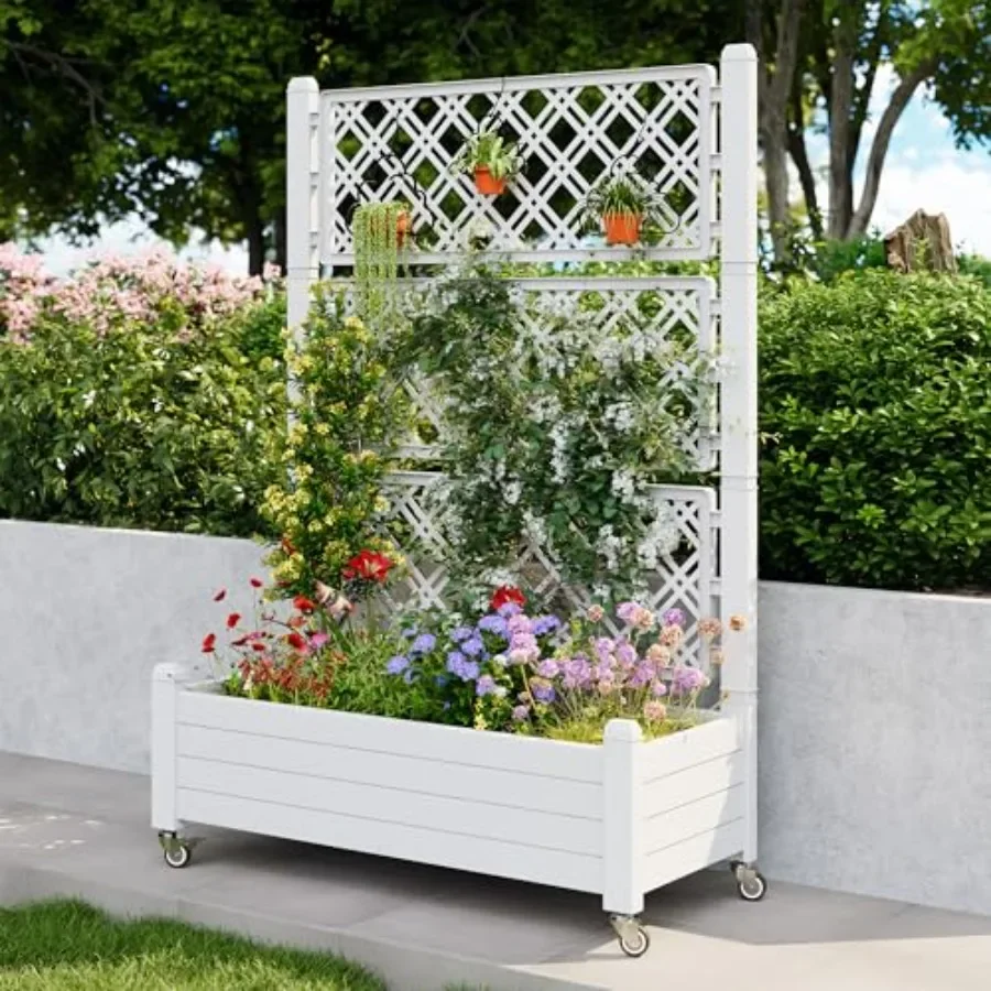 Trellis Raised Garden Bed, Sel - Self-Watering Planter review and price